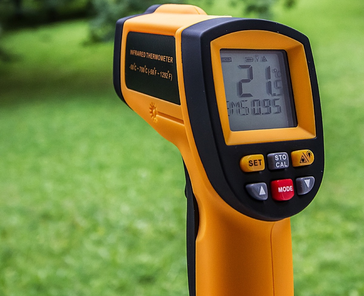 Een infraroodpyrometer