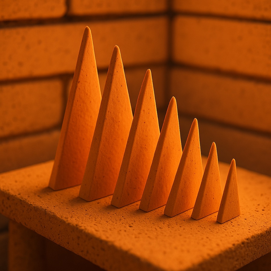 Keramische smeltkegeltjes (Orton cones)