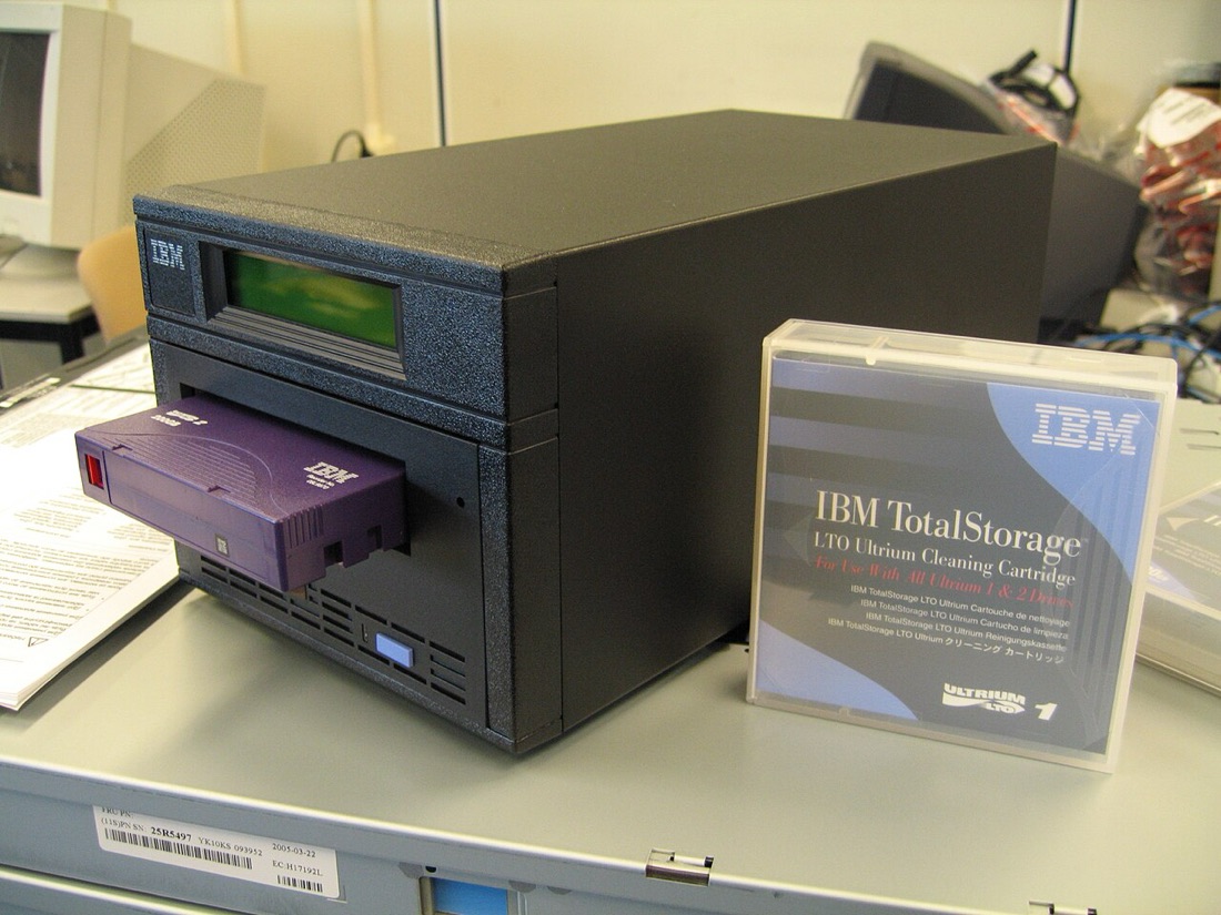 Een LTO-tapecartridge